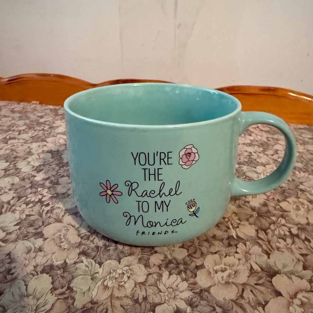 Blue Ceramic Mug - Friends Design